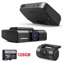 Vaizdo registratorius FINEVU GX1000 128GB, 2.5K QHD+QHD, Wi-Fi, GPS, greičio matuoklių įspėjimai