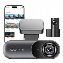 Automobilinė vaizdo registratorius DDPAI N3 Pro 2.5K su galine kamera, GPS ir WiFi