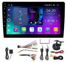 Automobilinė radija 9" su CarPlay, Android, WiFi, GPS, liečiamu ekranu, FM, 4GB