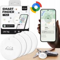 GPS sekimo įrenginių rinkinys LifeMate, 4 vnt. — dviračiams, automobiliams, raktams, tinka Android