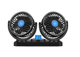 Automobilinis ventiliatorius 360° reguliuojamas, tylus, 12V