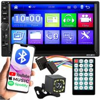 Automagnetola 2 DIN, 7", Bluetooth, RDS, USB, AUX, Micro SD, nuotolinio valdymo pultas, 4x50W