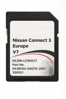 Navigacijos žemėlapių kortelė NISSAN CONNECT 3 V7, Qashqai, Juke, Micra, Note