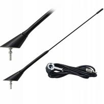 Automobilio stogo antena, 45 cm, FM/AM, su M5 kištuku, 3,7 m kabelis