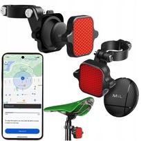 Dviračio galinis atšvaitas su „MiLi LiTag BT ANDROID“ GPS lokatoriumi