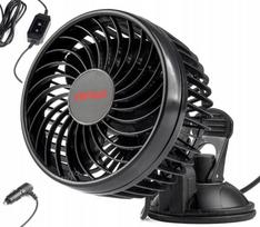 Automobilio ventiliatorius su vėjo turbina, 15 cm, 12V, jungiamas prie degiklio