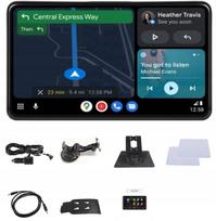 7" belaidis automobilio monitorius su Android Auto, CarPlay, Bluetooth ir AUX