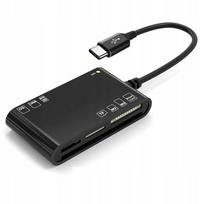 USB-C kortelių skaitytuvas telefonui su programa