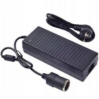 Adapteris 230V į 12V 10A su automobilio lizdu, 120W