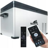 Automobilinis šaldytuvas-šaldiklis 40 l, -20°C, 12V/24V/230V, su „Bluetooth“