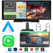Automobilio ekranas 11,4" su Android Auto ir Apple CarPlay