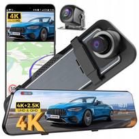Automobilinė vaizdo kamera 4K/2K su SONY veidrodiniu ekranu