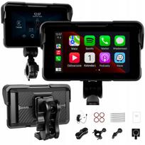 Motociklo planšetė su multimedija, navigacija, CarPlay, Android Auto ir Bluetooth