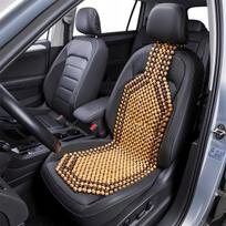 Automobilio galinės sėdynės kilimėlis su medinėmis granulėmis
