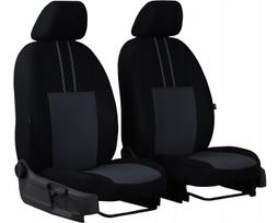 Priekinės automobilio sėdynių užvalkalai EKONOMIC 1+1, pilki