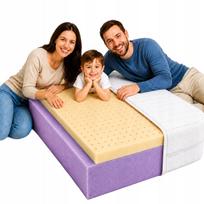 Čiužinys 90x200, lateksinis putų, H3/H4 kietumo, 19 cm, vasara/žiema, elastingas