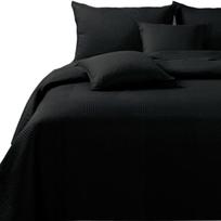 Lovatiesė TRIO juoda, 240x260 cm, dygsniuota