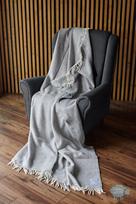 Merino vilnos pledas su kutais, 100% vilna, lenkiška merino vilna