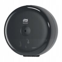 Tualetinio popieriaus laikiklis TORK T9 681008, juodas, montuojamas prie sienos