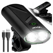 Dviračio priekinis žibintas VAYOX, LED, 260 lm, USB-C