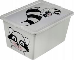 Žaislų dėžė su dangčiu BranQ Raccoon, 15 l