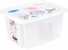 Žaislų dėžė keeeper PEPPA PIG, 15 l, daugiafunkcė