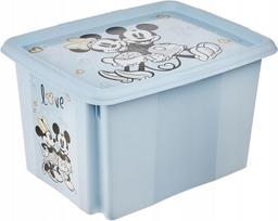 Plastikinė žaislų dėžė su Mickey Mouse, 30 l, KEEEPER