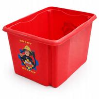 Plastikinės žaislų dėžės FIREFIGHTER SAM, 30 l, 3 vnt., KEEEPER