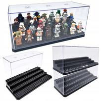 Didelių LEGO figūrėlių vitrininė dėžutė kolekcionieriams