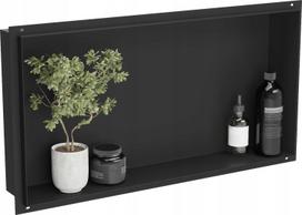 Dušo lentyna Mexen X-Wall, 60x30 cm, juoda