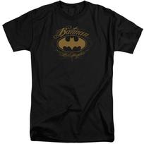 Batman Batman La Mens Tall T Shirt Black Officially Licensed L