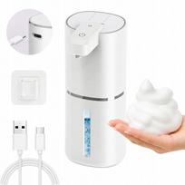 Putų muilo dozatorius, bekontaktis, automatinis, tvirtinamas prie sienos, USB įkrovimas
