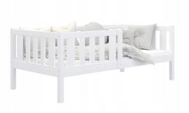 Medinė lova BOBO P 160x80 su čiužiniu