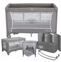 Sulankstoma dviejų lygių kelioninė maniežas–lovytė