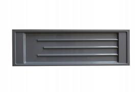 Džiovyklės padėklas, 60x20 cm, sidabrinis