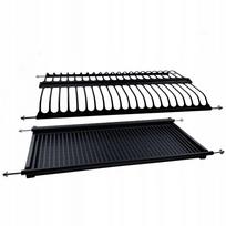 Indaplovė džiovykla spintelėms, 60 cm, dviejų aukštų, juoda
