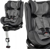 Automobilinė kėdutė Espiro Alpha Grey, 0–18 kg, su Isofix baze, galima montuoti priekyje ir gale, reguliuojama nugarėlė