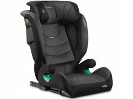 Automobilinė kėdutė NUKIDO Louis Soft i-Size, 15–36 kg, juoda/pilka