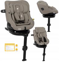 Automobilinė kėdutė Joie I-PIVOT i-Size, 0–18 kg, pasukama, smėlio spalvos