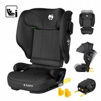 Vaikiška automobilinė kėdutė TULANO, 15–36 kg, juoda, i-Size, ISOFIX, su stogeliu