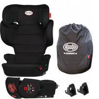 Automobilinė kėdutė HEYNER i-Fix Maxi Go, 15–36 kg, juoda, su nešiojimo krepšiu