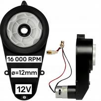 Variklis automobiliui, 65W, 12V, 16000 aps./min., veikia su baterijomis