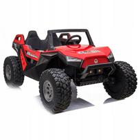 Vaikiškas elektromobilis MEGA BUGGY CLASH, 2 vietų, 4 varikliai, 24V, minkšta slystanti sėdynė