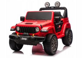 Elektromobilis vaikams Jeep Wrangler Rubicon, 24V, 4x200W, su pulteliu ir MP3