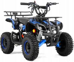 Vaikiškas mini keturratis Xtr M7, 49 cm³, benzininis, su nuotoliniu valdymu, mėlynas, nuo 5 metų