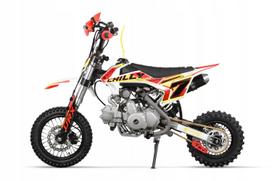 Vaikiškas motociklas CHILLY URX 125CC, raudonas, 12/10 ratų