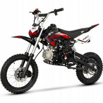 Vaikiškas keturratis motociklas Xtr 607m 110cc 14/12", elektrinis starteris, raudonas, nuo 150 cm ūgio, 10 l+