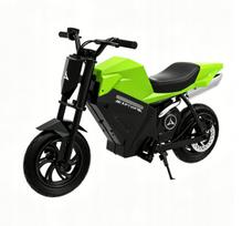 Vaikiškas elektrinis motociklas GreenADV250, 14 km nuvažiuojamas atstumas, LED žibintai, garso imitacija