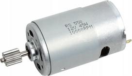Variklis 12V 45W, modelis 550, su laidais ir jungtimi