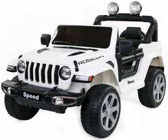 Vaikiškas elektromobilis JEEP WRANGLER 4x4, odinė sėdynė, minkšti EVA ratai